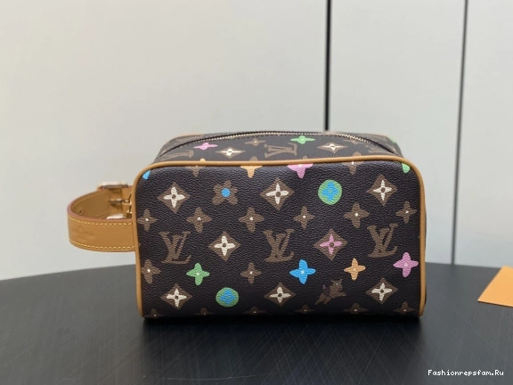 FS CHEAP VUITTON KIT LOUIS LOCKER bag-23*13*12CM DOPP 0712